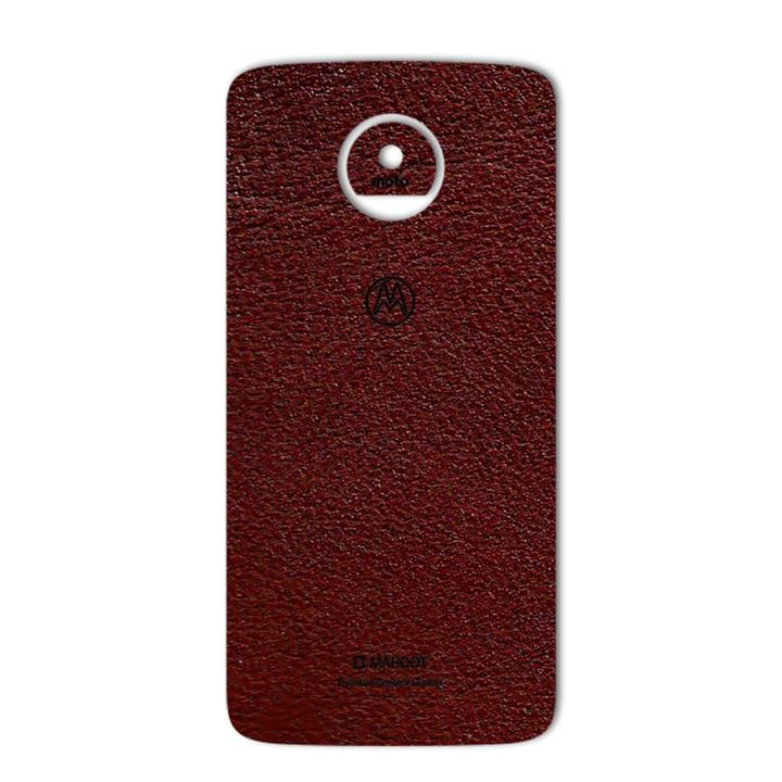 برچسب تزئینی ماهوت مدلNatural Leather مناسب برای گوشی  Motorola Moto Z MAHOOT Natural Leather Sticker for Motorola Moto Z